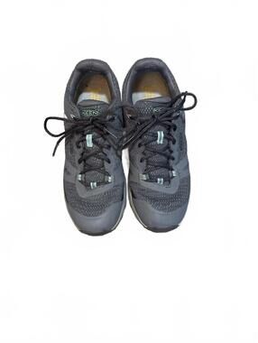 KEEN Terradora II Waterproof Hiking Shoes Womens Grey Mint Trail Sneaker